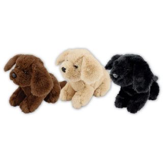 Obrázek z Pes labrador sedící plyš 28cm, 3dr 